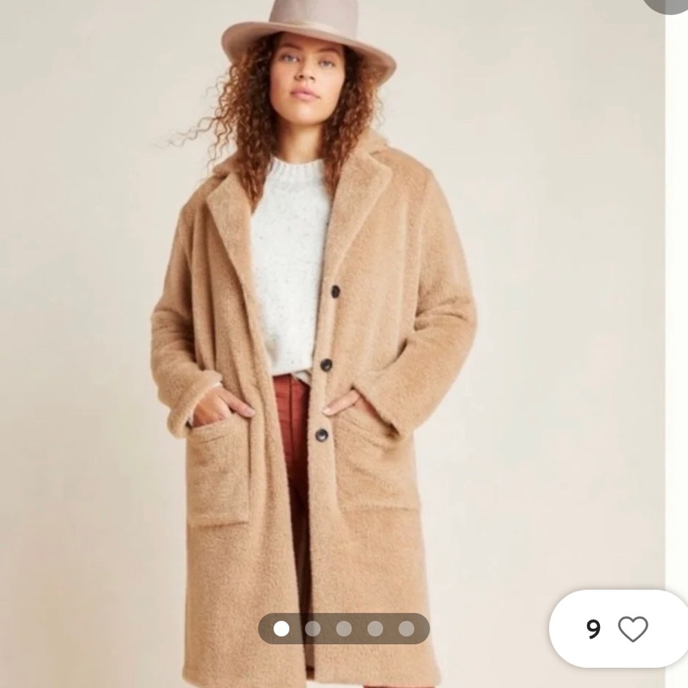 Anthropologie Sanctuary Colleen faux fur coat